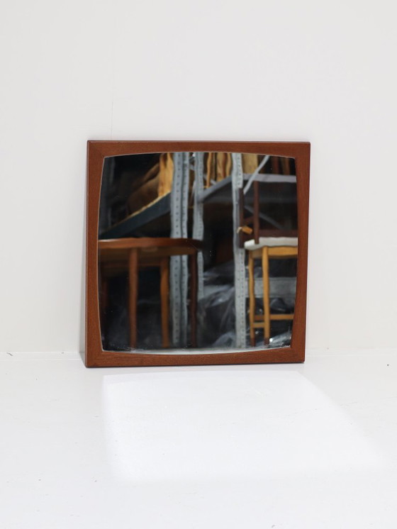 Image 1 of Spiegel Aksel Kjersgaard Kai Kristiansen teak vierkant