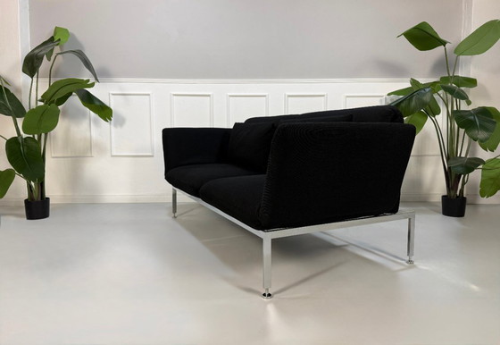 Image 1 of Brühl Roro Medium Fabric Black Sofa