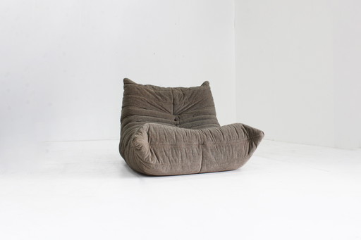 Vintage Togo 1-Seater Armchair Ligne Roset Michel Ducaroy 1980s