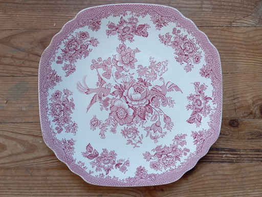 Tunstall Wedgwood Engelse Roos Aardewerk Schotel
