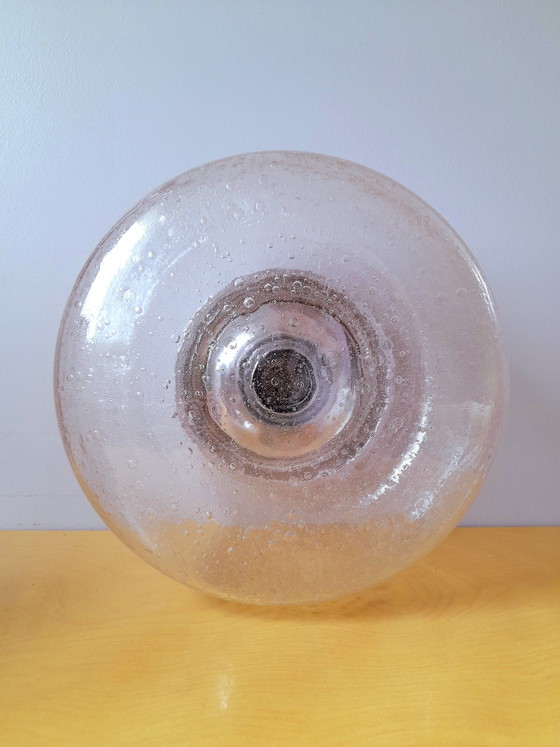 Space age wall or ceiling light in bubbled glass, 1970s – Wall lights, Metal (photo 4 of 9)