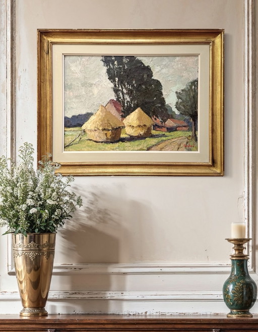 Woyts J. (XX) - Flemish school   Oil painting - Hand signed