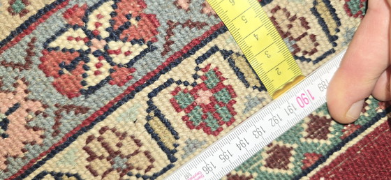 Image 1 of Majestic space-saving wonder: Hand-knotted Bidjar in the classic Herati pattern (approx. 13 m²)