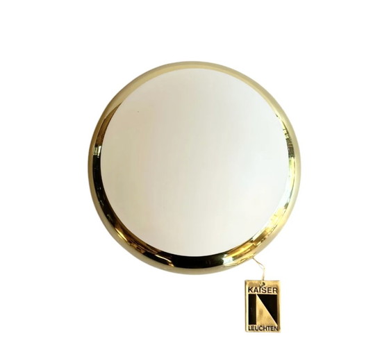 Image 1 of Set vintage di quattro lampade da soffitto di Kaiser Leuchten, Germania, anni '50