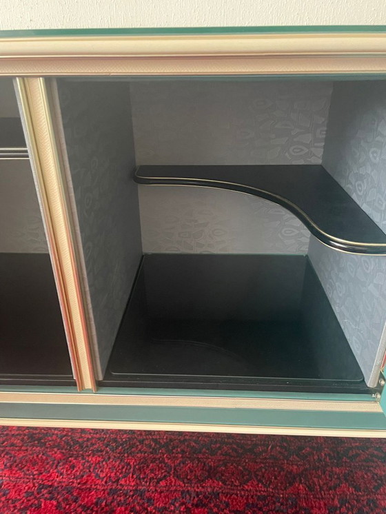 Image 1 of Credenza italiana di metà secolo con specchio — di Umberto Mascagni (anni '50-'60)