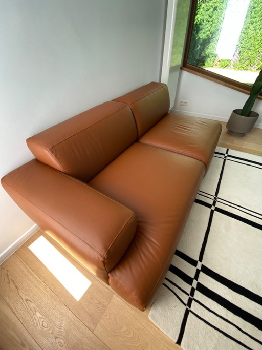 Muuto Connect Soft – 2 nouveaux modules – Cuir cognac – Canapé design – modulaire banken, Leather (photo 2 of 7)