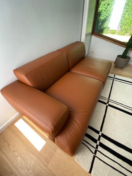 Muuto Connect Soft – 2 nouveaux modules – Cuir cognac – Canapé design – Canapés modulables, Leather (photo 2 of 7)