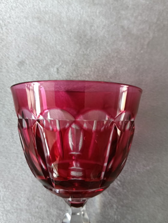 Bicchieri in cristallo di Boemia cut-to-clear – Boheems, Bicchieri e caraffe (photo 7 of 8)