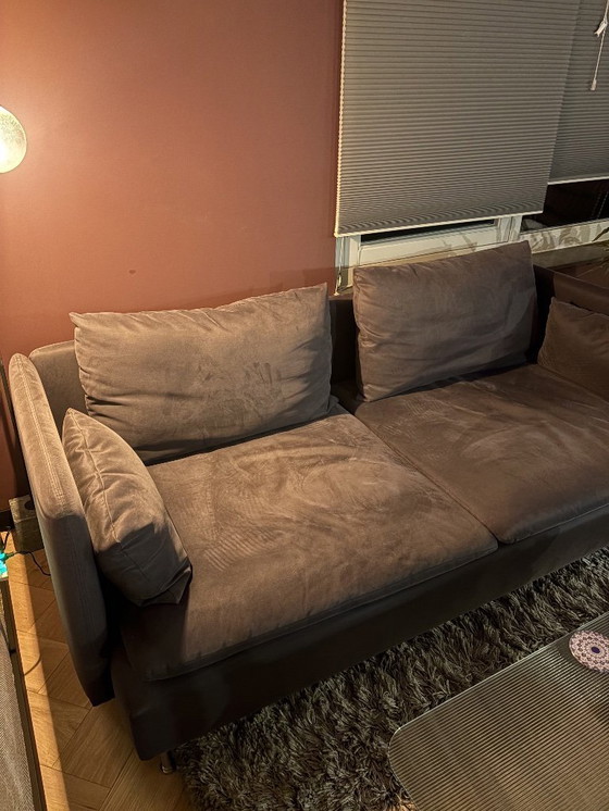 Image 1 of IKEA Soderhamn 3-seater sofa with armrests dark blue