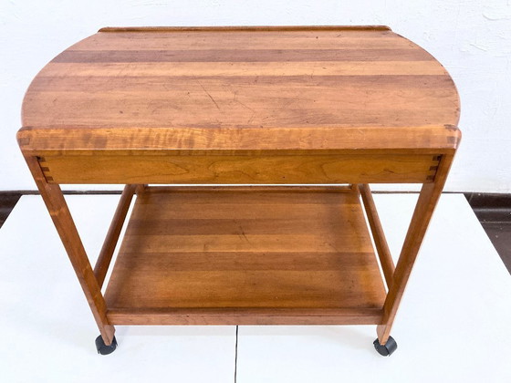 Image 1 of Carrello bar in teak di Aksel Kjersgaard design danese anni '60