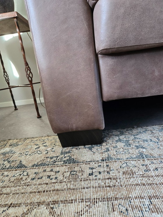 Image 1 of Leather 2.5 seater, 3 years old.