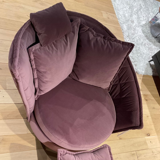Image 1 of Fama Volta fauteuil met poef