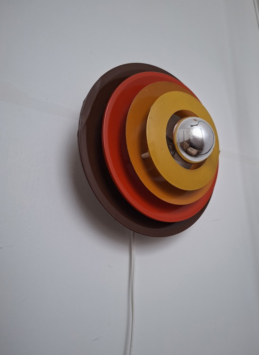 Vintage Wandleuchte Schalenlampe Space Age