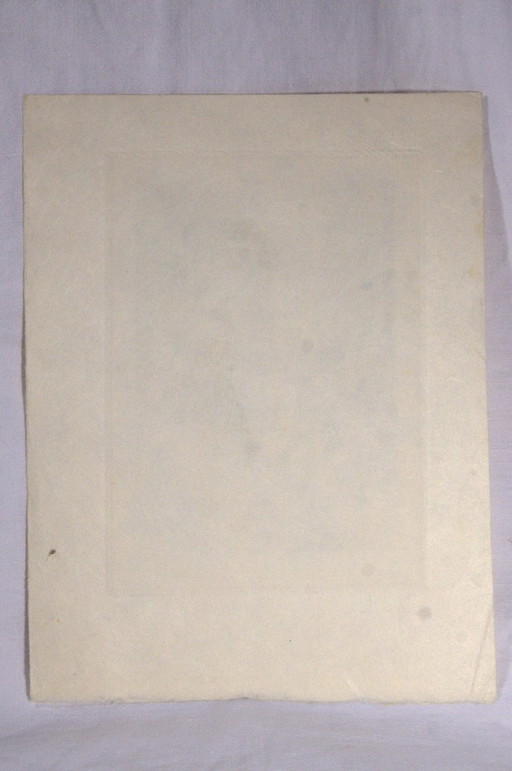 Grabado en acuarela, Mujer joven desnuda, firmado por Paul-Émile Bécat (1885-1960). – kunst, Paper (photo 2 of 5)