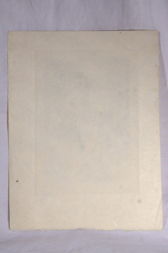 Grabado en acuarela, Mujer joven desnuda, firmado por Paul-Émile Bécat (1885-1960). – Arte, Paper (photo 2 of 5)