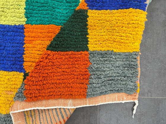 Image 1 of Berber Rug - 245 cm x 150 cm - colored Wool