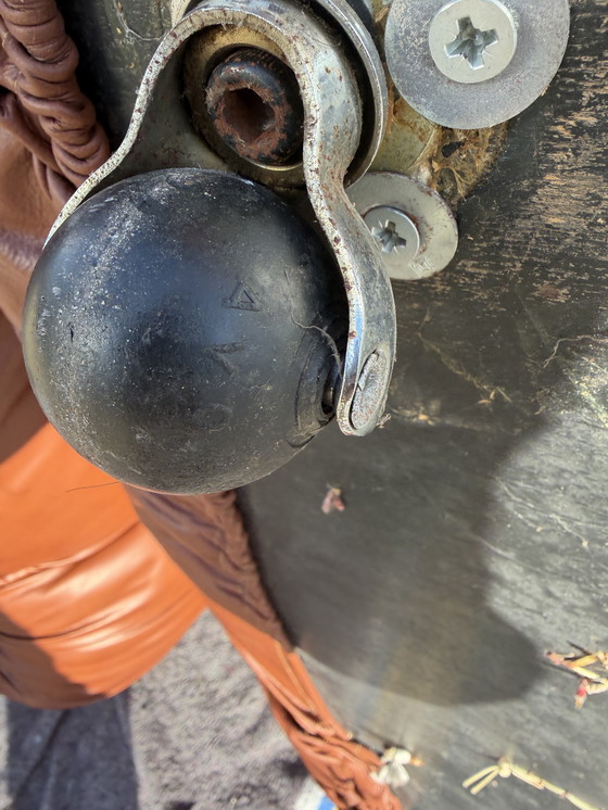 Image 1 of Cassina Soriana original de los años 70 de 4 plazas + 2x1 plazas Tobia & Afra Scarpa en cuero coñac