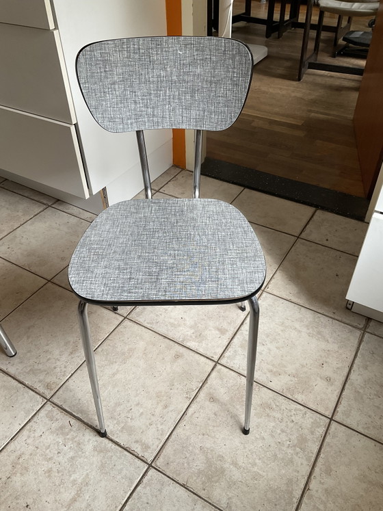 Image 1 of Table rétro en Formica, extensible, avec 4 chaises