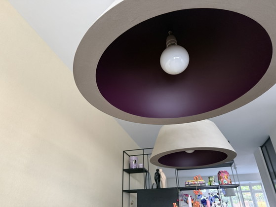 2 x Kunstlicht Skirt Cup Lampada a sospensione 75 cm – Lampade a sospensione, Metal, Plastic (photo 4 of 11)