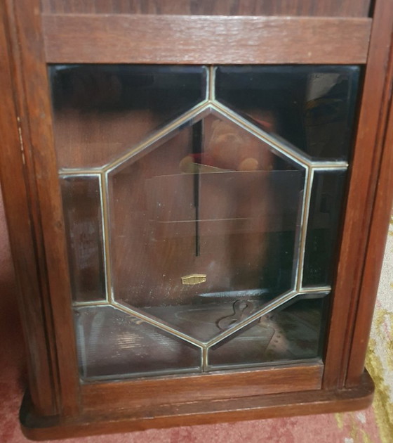 Image 1 of Vintage 1950s wall clock with manual regulator