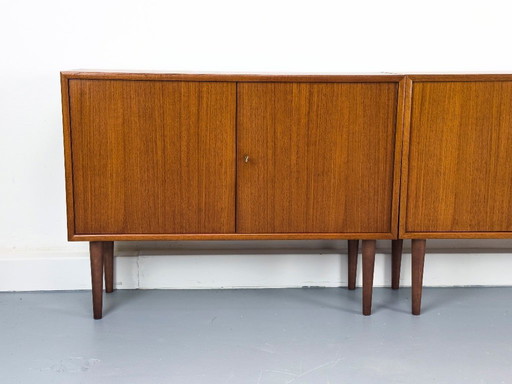 Mid-Century Teak Sideboards from WK Möbel, 1960s, Set of 3