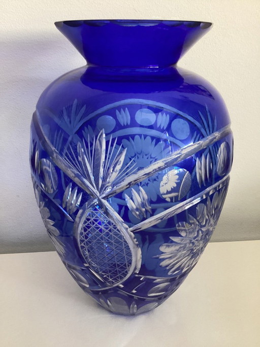 Art Deco Cobalt Glass Vase – vazen