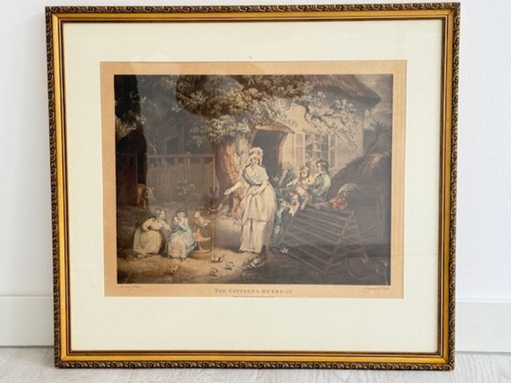 Image 1 of Set di 2 stampe a colori di J. Ward e G. Morland
