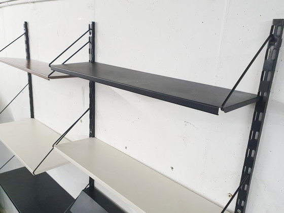 Image 1 of Tjerk Reijenga for Pilastro metal wall unit, The Netherlands 1950's