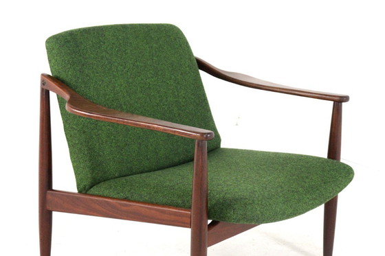 Image 1 of Hartmut Lohmeyer voor Wilkahn fauteuil vintage gestoffeerd