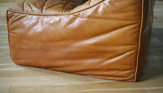 Canapé Ligne Roset, van Michel Ducaroy, model Anais, 1981 – 2 zitsbanken, Leer (photo 22 of 31)