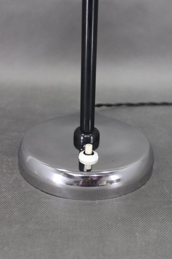 Image 1 of Mid Century Chrome Table Lamp Zukov Czechoslovakia 1970s