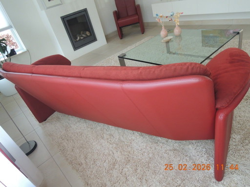 Canapé 3 places Leolux Catalpa, modèle bas