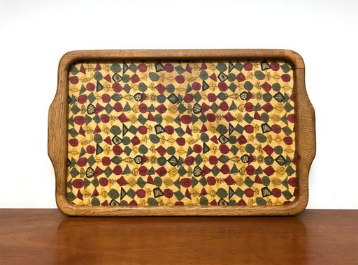 Rare vintage tea tray from the 1950s, Lucienne Day Atomic Design