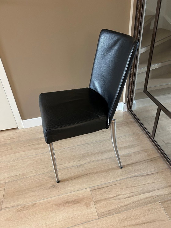 Image 1 of Eettafel (eetkamertafel) met 4 Topform Stoelen