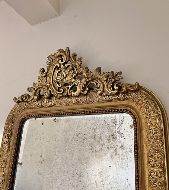 Image 1 of Espejo antiguo de 106x66 cm.