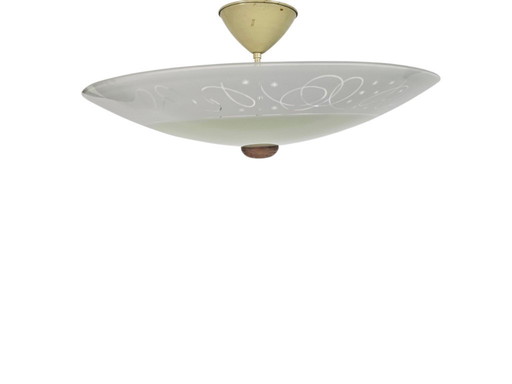 Philips - paraplulamp - glas - metaal - Holland - 1960's