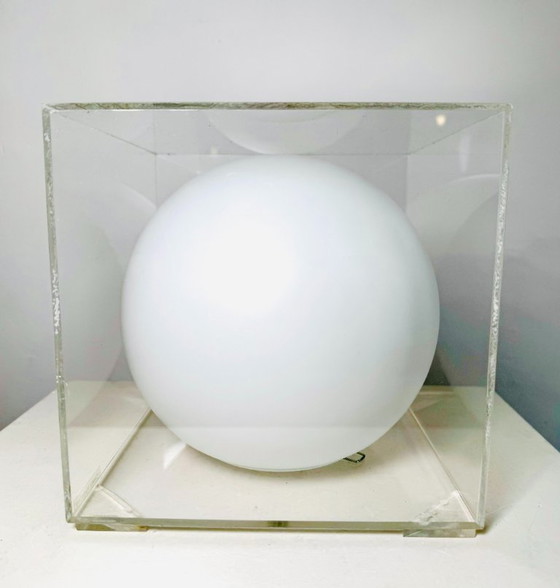 Image 1 of Lámpara de mesa Cube & Sphere de Harco Loor para Harco Loor Design, Países Bajos, década de 1980