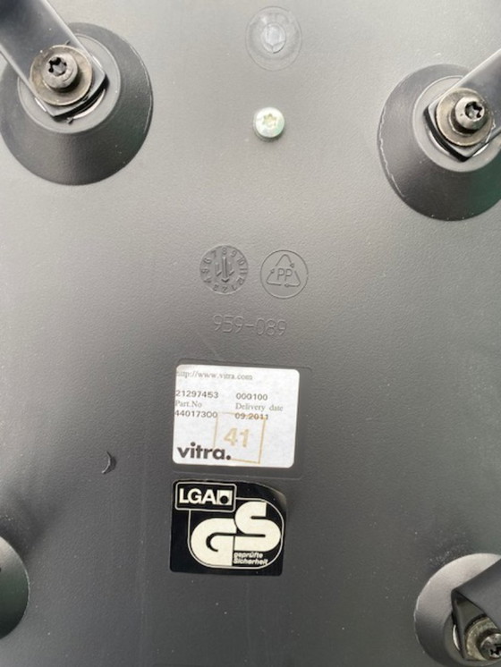 Image 1 of 4x Vitra Eames DSW avec siège rembourré