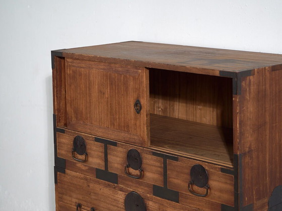 Tansu giapponese antico - Periodo Showa (c.1927) #55 – Cassettiere, Iron (photo 31 of 40)