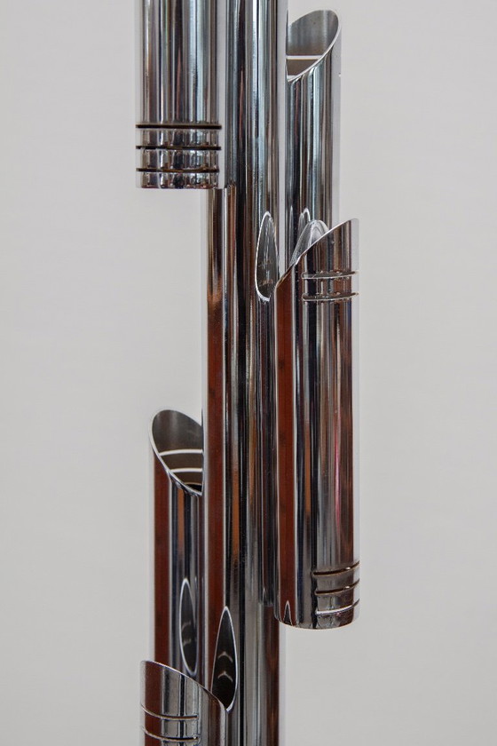 Image 1 of Geatano Sciolari Spage Age Tubular Floor Lamp