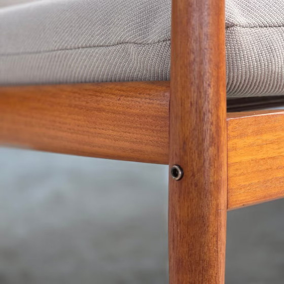Svend Aage Eriksen Glostrup GM-5, vintage Danish sofa 60s – 3-5 seaters, Wood (photo 17 of 21)