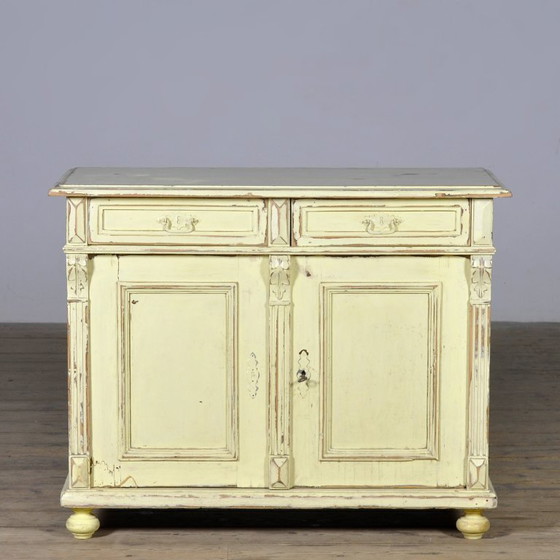 Image 1 of Antiek grenen dressoir, circa 1910