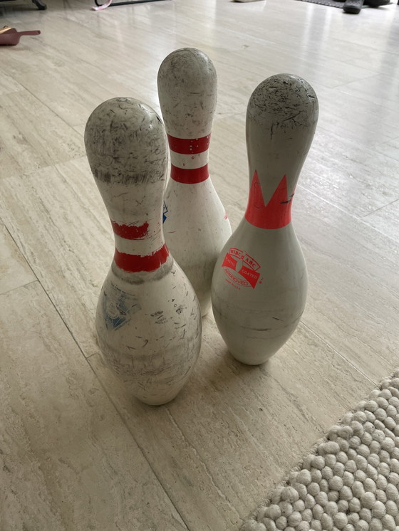 Image 1 of 3 bowling pins