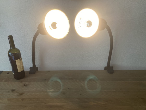 Image 1 of 2x Philips lámpara de mesa plegable / lámpara de escritorio (década de 1980)