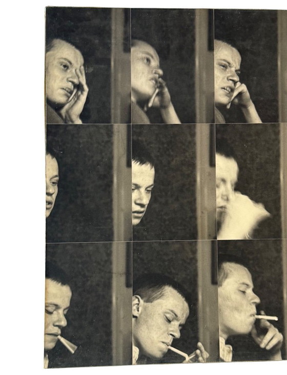 Image 1 of Gerry Hunt (1927 - 2023), 'William' set of  2 photographical works mounted on wood panels, UK 1979