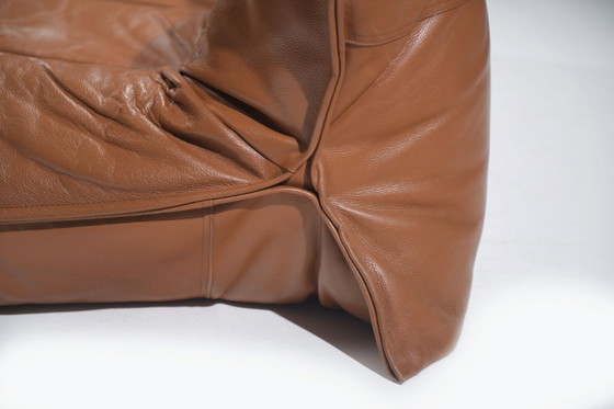 Image 1 of Stunning YOKO Sofa in original cognac leather by Michel Ducaroy for Ligne Roset