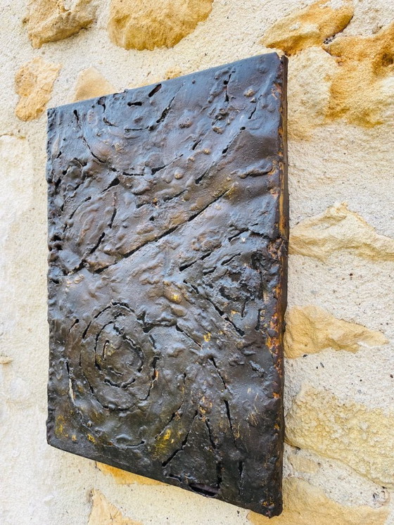 Image 1 of Sculture murali brutaliste americane di metà secolo di Irv Bramberg, anni '60, set di 3