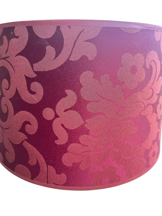 Lampe de table vintage en verre cristal Peill & Putzler, Made in Germany avec abat-jour moderne. Lampe Space (photo 9 of 9)