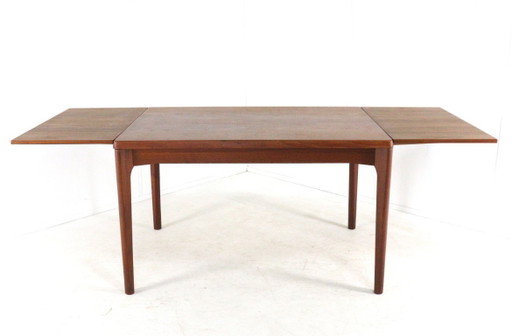 Henning Kjaernulf for Vejle extendable dining table table Danish vintage