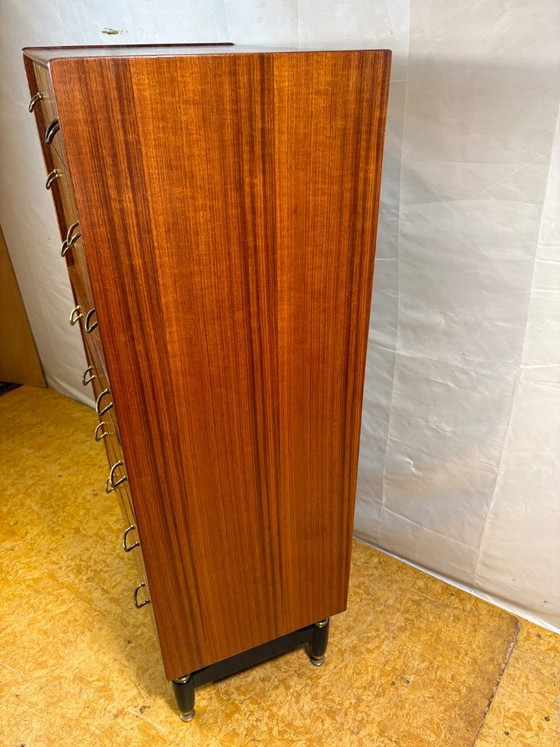 Vintage G-Plan Librenza Tola Bois Tallboy | Années 1950 | E. Gomme. Un superbe exemple de design britannique (photo 7 of 9)